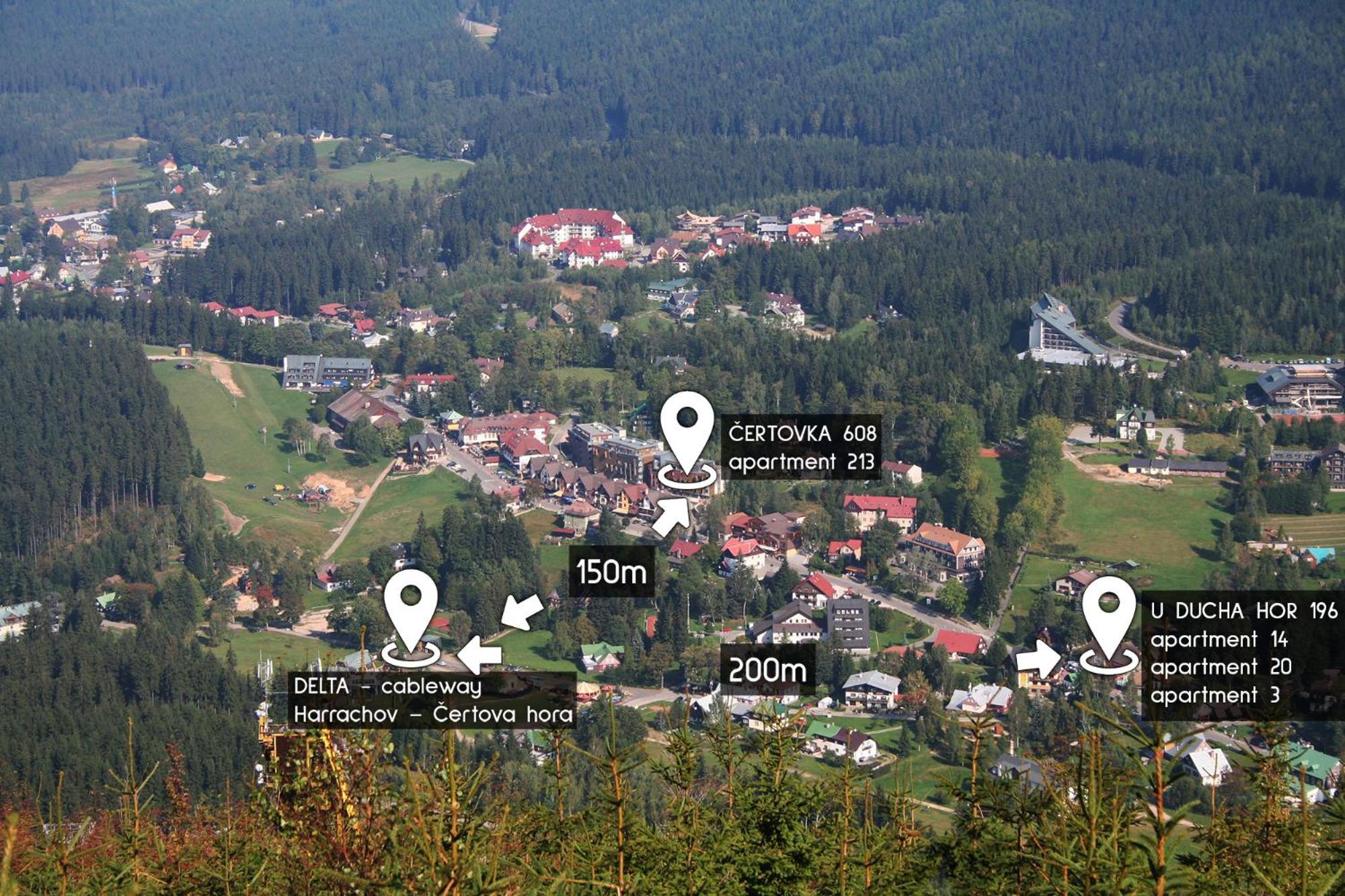 Enjoyharrachov Atraktivni Klidne 3 V Centru Harrachova S Parkovanim, Velkou Terasou, Wifi-wlan, Sat Zdarma, Moznosti Dobijeni Auta, Vyhledem Do Zahrady A Na Romanticky Kostelik
