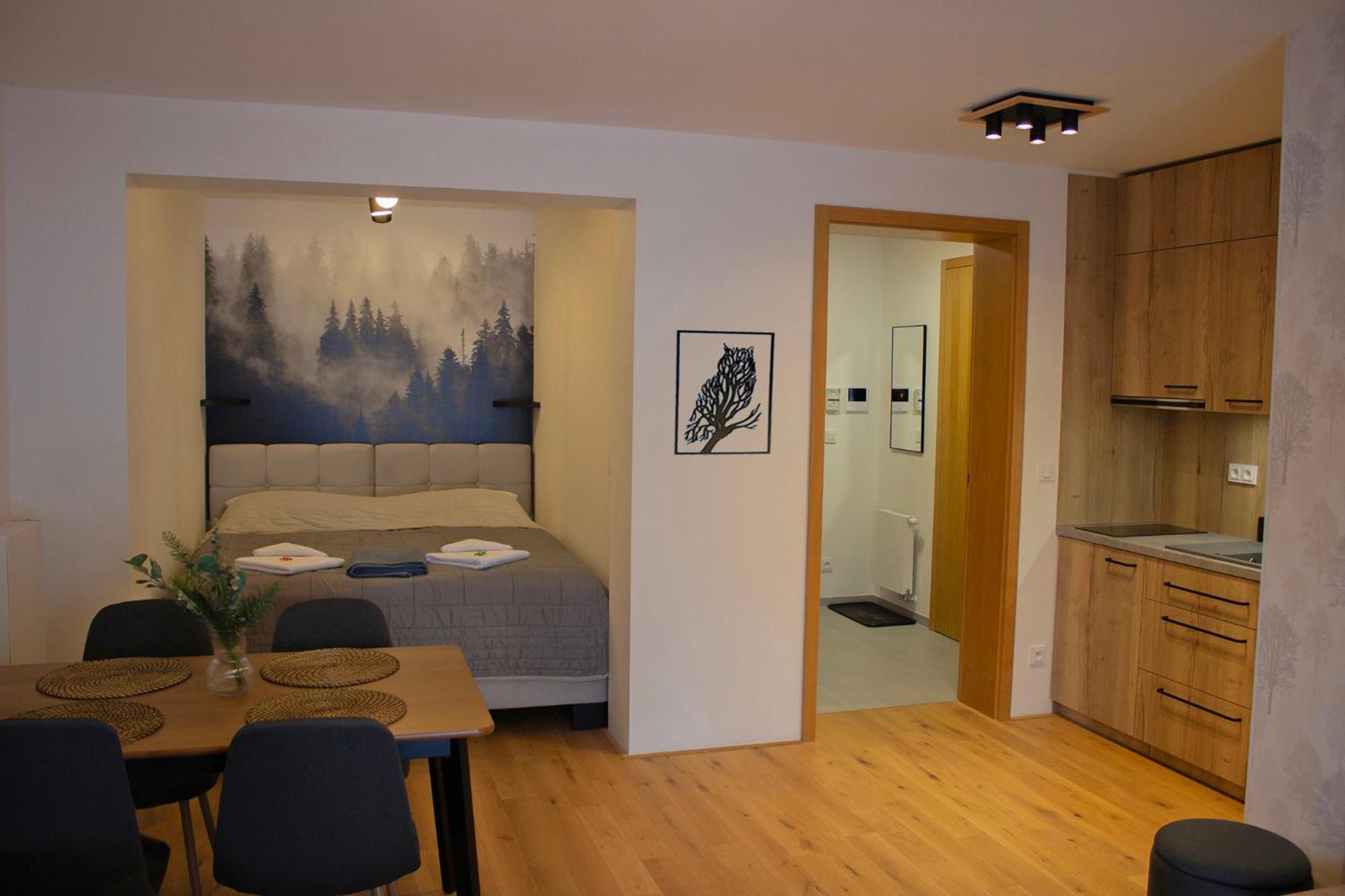 Apartment Enjoyharrachov Atraktivni Klidne 3 V Centru Harrachova S Parkovanim, Velkou Terasou, Wifi-wlan, Sat Zdarma, Moznosti Dobijeni Auta, Vyhledem Do Zahrady A Na Romanticky Kostelik *